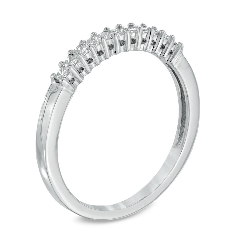 Main Image 2 of 1/4 CT. T.W. Princess-Cut Diamond Anniversary Band in 14K White Gold