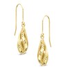 Thumbnail Image 1 of Diamond-Cut Teardrop Earrings in 10K Gold