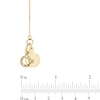 Thumbnail Image 2 of Triple Heart Necklace in 10K Tri-Tone Gold - 17"