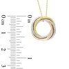 Thumbnail Image 2 of Love Knot Pendant in 10K Tri-Tone Gold