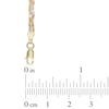 Thumbnail Image 2 of Herringbone Chain Necklace in 10K Tri-Tone Gold - 17"