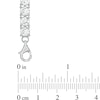 Thumbnail Image 1 of Lab-Created White Sapphire Tennis Bracelet in Sterling Silver - 7.5"