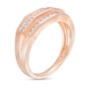 Thumbnail Image 2 of Men's 1/2 CT. T.W. Diamond Wedding Band in 10K Rose Gold