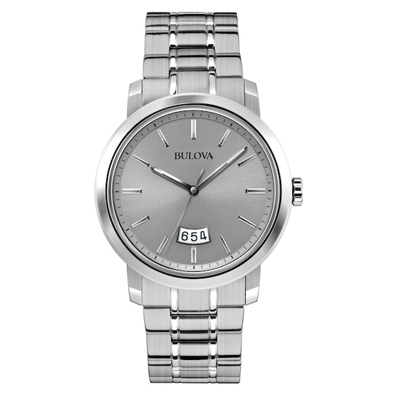 Men's Bulova Dress Collection Watch with Grey Dial (Model: 96B200)