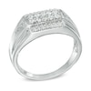 Thumbnail Image 1 of Men's 1/2 CT. T.W. Diamond Ring in 10K White Gold