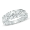 Thumbnail Image 0 of Men's 1/10 CT. T.W. Diamond Ring in 10K White Gold