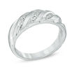 Thumbnail Image 1 of Men's 1/10 CT. T.W. Diamond Ring in 10K White Gold