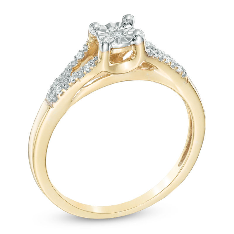 Zales gold promise rings cheap