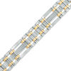 Thumbnail Image 1 of 1/4 CT. T.W. Diamond Bracelet in Two-Tone Stainless Steel - 8.75"