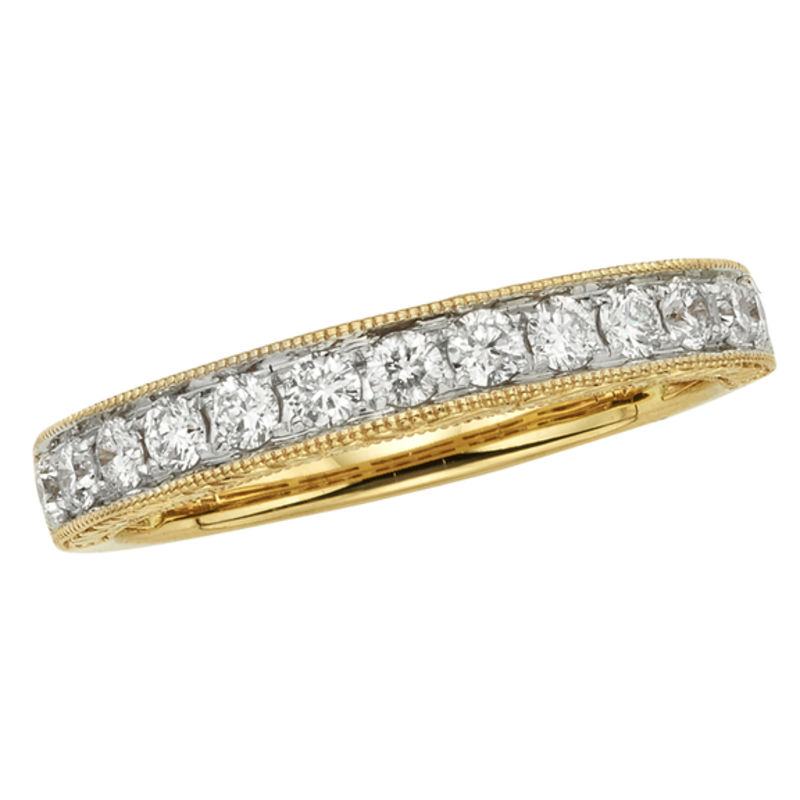 Anniversary bands hotsell yellow gold