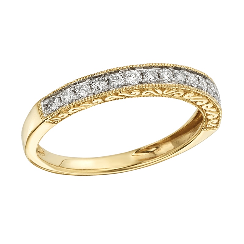 Main Image 1 of 1/4 CT. T.W. Certified Diamond Anniversary Band in 14K Gold (I/I2)
