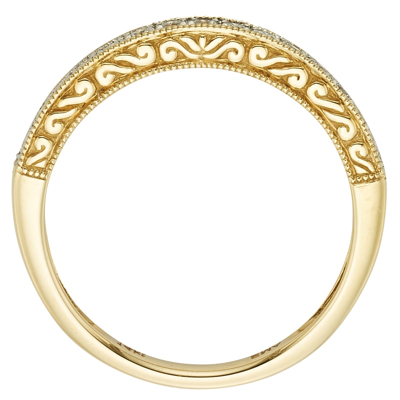 Main Image 2 of 1/4 CT. T.W. Certified Diamond Anniversary Band in 14K Gold (I/I2)