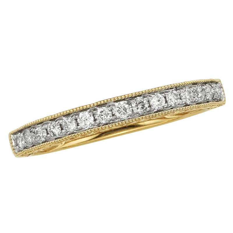 Main Image 3 of 1/4 CT. T.W. Certified Diamond Anniversary Band in 14K Gold (I/I2)