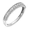 Thumbnail Image 2 of 1/4 CT. T.W. Certified Diamond Anniversary Band in 14K White Gold (I/I2)
