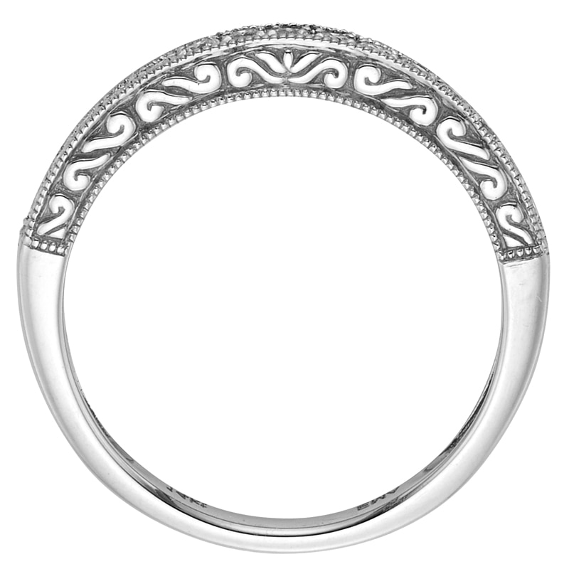 Main Image 3 of 1/4 CT. T.W. Certified Diamond Anniversary Band in 14K White Gold (I/I2)