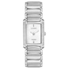 Thumbnail Image 1 of Ladies' Citizen Eco-Drive® Euphoria Diamond Accent Watch with Rectangular Silver-Tone Dial (EG2960-57A)