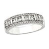 Thumbnail Image 1 of 7/8 CT. T.W. Certified Princess-Cut Diamond Anniversary Band in 14K White Gold (I/I2)