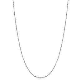 1.4mm Cable Chain Necklace in 14K White Gold - 20&quot;