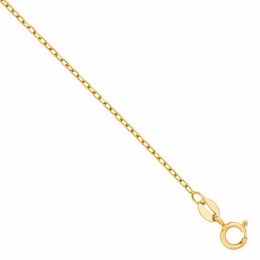 Large Cable Chain | Gold Chain | Pendant Chain | Necklace Chain 14K White Gold / 18in by Helen Ficalora