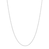 Thumbnail Image 0 of 0.6mm Wheat Chain Necklace in 14K White Gold - 18"