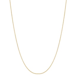 Ladies' 0.7mm Cable Chain Necklace in 14K Gold - 16&quot;