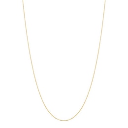Ladies' 0.5mm Cable Chain Necklace in 14K Gold - 16&quot;