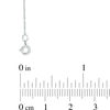 Thumbnail Image 1 of Ladies' 0.76mm Rope Chain Necklace in Solid 14K White Gold - 16"