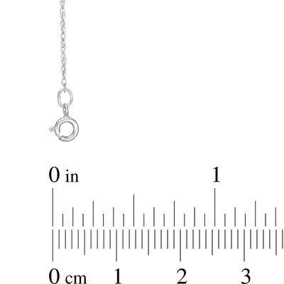 Rope Chain Necklace in 14K White Gold 