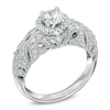 Thumbnail Image 2 of 1 CT. T.W. Diamond Vintage-Style Engagement Ring in 14K White Gold