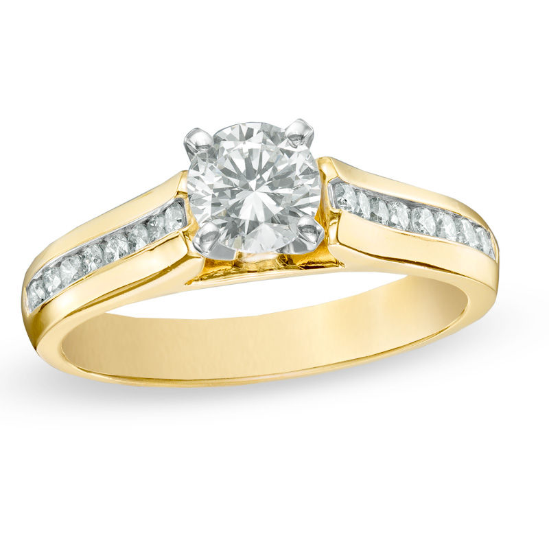 7/8 CT. T.W. Diamond Engagement Ring in 14K Gold