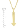Thumbnail Image 1 of Personality Charms Arrow Starter Pendant in 10K Gold