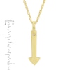 Thumbnail Image 2 of Personality Charms Arrow Starter Pendant in 10K Gold