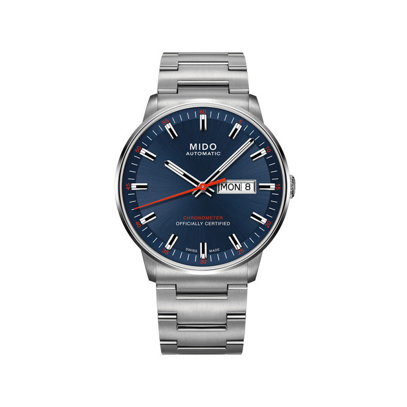 Men's MIDO® Commander II Automatic Watch with Blue Dial (Model: M021.431.11.041.00)