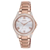 Thumbnail Image 0 of Ladies' Drive from Citizen Eco-Drive® Crystal Accent Watch with White Dial (Model: EM0322-51A)