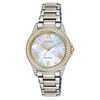 Thumbnail Image 1 of Ladies' Drive from Citizen Eco-Drive® Crystal Accent Watch with Mother-of-Pearl Dial (Model: EM0234-59D)