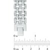 Thumbnail Image 3 of 3/4 CT. T.W. Black Diamond and Carbon fiber ID Bracelet in Black Stainless Steel