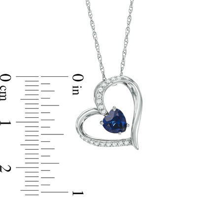 Sapphire necklace zales sales