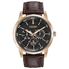Thumbnail Image 1 of Men's Citizen Eco-Drive® Rose-Tone Strap Watch with Brown Dial (Model: BU2013-08E)