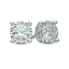 Thumbnail Image 1 of 1 CT. T.W. Diamond Solitaire Stud Earrings in 10K White Gold