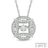 Thumbnail Image 0 of 1/4 CT. T.W. Princess-Cut Diamond Pendant in 10K White Gold