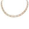 Thumbnail Image 1 of Stampato Necklace in 10K Tri-Tone Gold - 17"