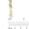 Thumbnail Image 2 of "X" Bracelet in 10K Tri-Tone Gold - 7.25"