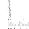 Thumbnail Image 2 of Floating Heart Anklet in 10K White Gold - 10"