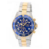Thumbnail Image 1 of Men's Invicta Pro Diver Chronograph Two-Tone Watch with Blue Dial (Model: 1773)