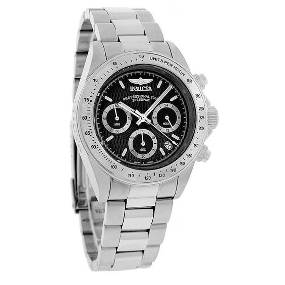 Men's Invicta Speedway Watch with Black Dial (Model: 9223)
