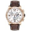 Thumbnail Image 1 of Men's Citizen Eco-Drive® Limited Edition Chrono Time A-T Rose-Tone Strap Watch with White Dial (Model: BY0103-02A)