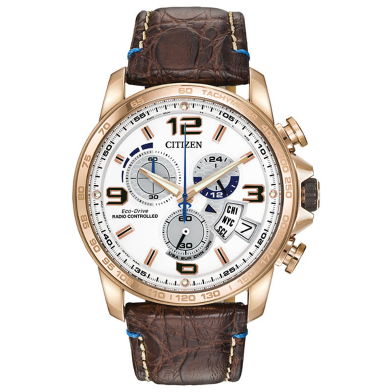 Men's Citizen Eco-Drive® Limited Edition Chrono Time A-T Rose-Tone