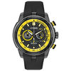 Thumbnail Image 1 of Men's Drive from Citizen Eco-Drive® matte Kenseth Chronograph Strap Watch with Black Dial (Model: CA4159-03E)