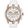 Thumbnail Image 1 of Ladies' Citizen Eco-Drive® Victoria Azarenka Ecosphere Chronograph Strap Watch with White Dial (Model: CA4153-00A)