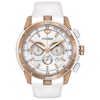 Thumbnail Image 0 of Ladies' Citizen Eco-Drive® Victoria Azarenka Ecosphere Chronograph Strap Watch with White Dial (Model: CA4153-00A)